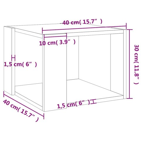 STOLIK KAWOWY BETONOWY 40X40X30CM
