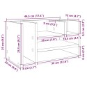 ORGANIZER NA BIURKO BIAŁY 44,5X24X25CM
