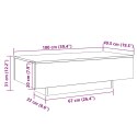STOLIK KAWOWY BIAŁY 100X49,5X31CM