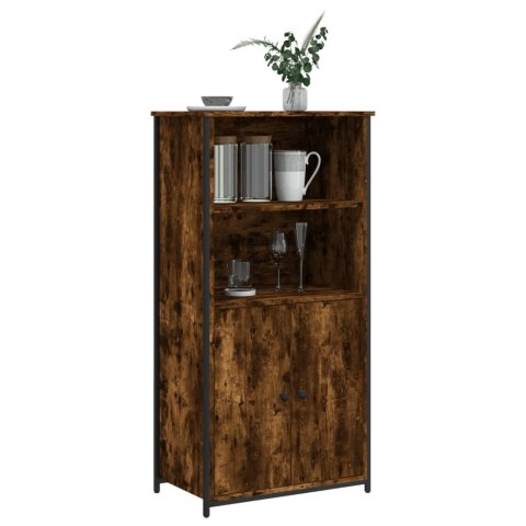 VidaXL Szafka, przydymiony dąb, 62x36x121,5cm, materiał drewnopochodny