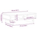 PODSTAWKA POD MONITOR CZARNY DĄB 50X27X15CM