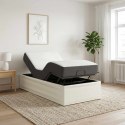 VidaXL Elektro Regulowany Stelaż Łóżka Biały 200 x 100 x 33,5 cm Stal