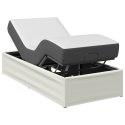 ELEKTRO REGULOWANY STELAŻ ŁÓŻKA BIAŁY 200 X 90 X 33,5 CM STAL