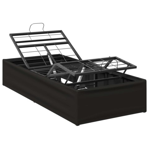 ELEKTRO REGULOWANY STELAŻ ŁÓŻKA CZARNY 200 X 100 X 33,5 CM STAL