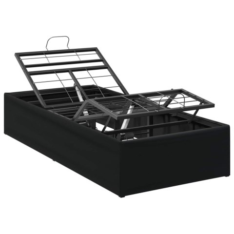 ELEKTRO REGULOWANY STELAŻ ŁÓŻKA CZARNY 200 X 80 X 33,5 CM STAL