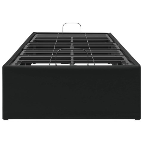 ELEKTRO REGULOWANY STELAŻ ŁÓŻKA CZARNY 200 X 80 X 33,5 CM STAL