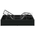 ELEKTRO REGULOWANY STELAŻ ŁÓŻKA CZARNY 200 X 80 X 33,5 CM STAL