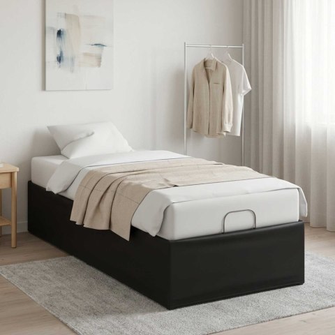 ELEKTRO REGULOWANY STELAŻ ŁÓŻKA CZARNY 200 X 90 X 33,5 CM STAL