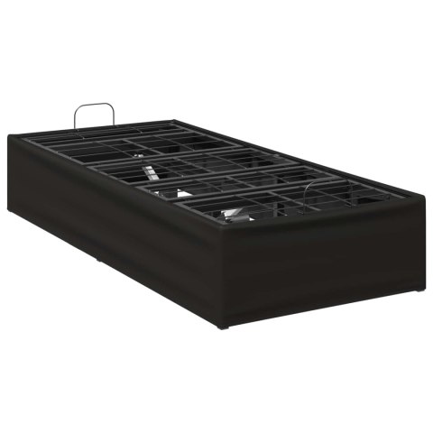 ELEKTRO REGULOWANY STELAŻ ŁÓŻKA CZARNY 200 X 90 X 33,5 CM STAL