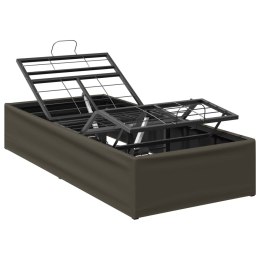 VidaXL Elektro Regulowany Stelaż Łóżka Szary 200 x 90 x 33,5 cm Stal