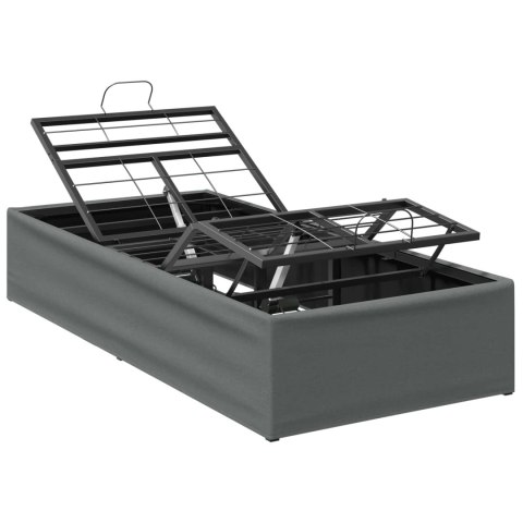 ELEKTRO REGULOWANY STELAŻ ŁÓŻKA CIEMNOSZARY 200 X 90 X 33,5 CM