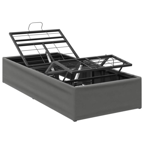 VidaXL Elektro Regulowany Stelaż Łóżka ciemnoszary 200 x 90 x 33,5 cm