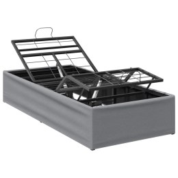 VidaXL Elektro Regulowany Stelaż Łóżka jasnoszary 200 x 100 x 33,5 cm
