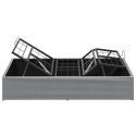 VidaXL Elektro Regulowany Stelaż Łóżka jasnoszary 200 x 100 x 33,5 cm