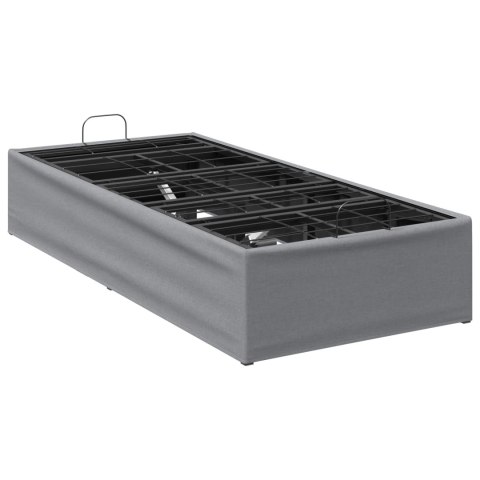 VidaXL Elektro Regulowany Stelaż Łóżka jasnoszary 200 x 90 x 33,5 cm