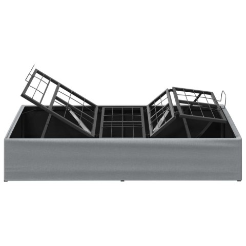 VidaXL Elektro Regulowany Stelaż Łóżka jasnoszary 200 x 90 x 33,5 cm