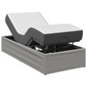VidaXL Elektro Regulowany Stelaż Łóżka jasnoszary 200 x 90 x 33,5 cm