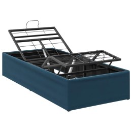 VidaXL Elektro Regulowany Stelaż Łóżka niebieski 200 x 90 x 33,5 cm
