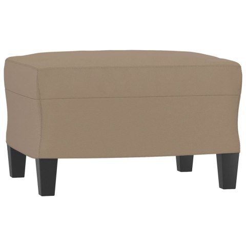 4-OSOBOWA SOFA Z PODUSZKAMI, CAPPUCCINO, SZTUCZNA SKÓRA
