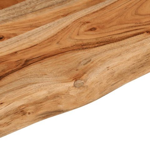 VidaXL Blat do stołu, 180x40x3,8cm, drewno akacjowe, naturalna krawędź