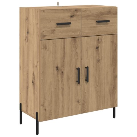 VidaXL Bufet Dąb rzemieślniczy 69,5 x 34 x 90 cm Drewno inżynieryjne