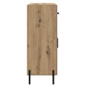 VidaXL Bufet Dąb rzemieślniczy 69,5 x 34 x 90 cm Drewno inżynieryjne