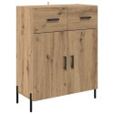 VidaXL Highboard Dąb rzemieślniczy 69,5 x 32,5 x 180 cm