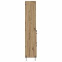 VidaXL Highboard Dąb rzemieślniczy 69,5 x 32,5 x 180 cm
