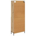 VidaXL Highboard Dąb rzemieślniczy 69,5 x 32,5 x 180 cm
