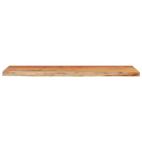 VidaXL Półka ścienna, 80x20x3,8 cm, drewno akacjowe, naturalna krawędź