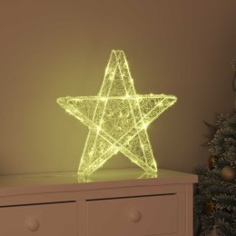 3D GWIAZDA 50 LED CIEPŁA BIEL 55 X 53.5 X 10 CM AKRYL