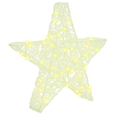 3D GWIAZDA 50 LED CIEPŁA BIEL 55 X 53.5 X 10 CM AKRYL