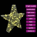 3D GWIAZDA 50 LED CIEPŁA BIEL 55 X 53.5 X 10 CM AKRYL