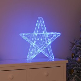 3D GWIAZDA NIEBIESKI 55 X 53.5 X 10 CM AKRYL 50 LED