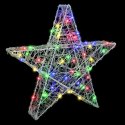 3D GWIAZDA 50 LED WIELOKOLOROWE 55 X 53.5 X 10 CM AKRYL