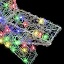 3D GWIAZDA 50 LED WIELOKOLOROWE 55 X 53.5 X 10 CM AKRYL