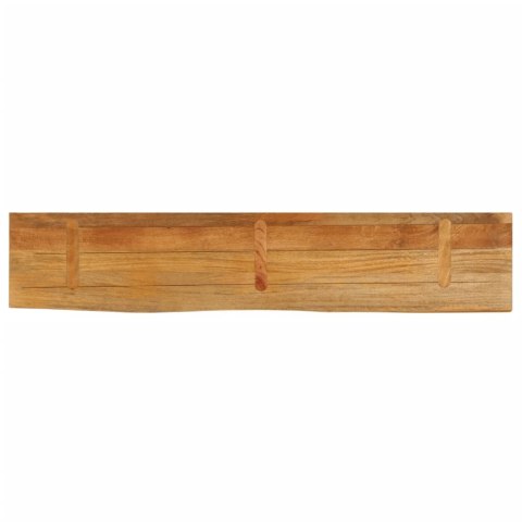 VidaXL Blat stołu z naturalną krawędzią, 140x20x3,8 cm, drewno mango