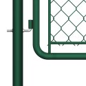 BRAMA OGRODOWA STALOWA 400X125 CM ZIELONA
