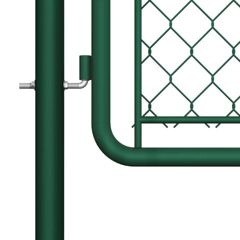 BRAMA OGRODOWA STALOWA 400X125 CM ZIELONA