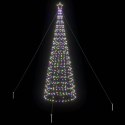 VidaXL Choinka świąteczna LED EKENAS 400 cm 800 LED Wielokolorowy Stal