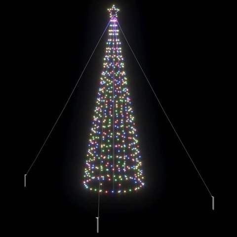 VidaXL Choinka świąteczna LED EKENAS 400 cm 800 LED Wielokolorowy Stal