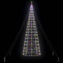 VidaXL Choinka świąteczna LED EKENAS 400 cm 800 LED Wielokolorowy Stal