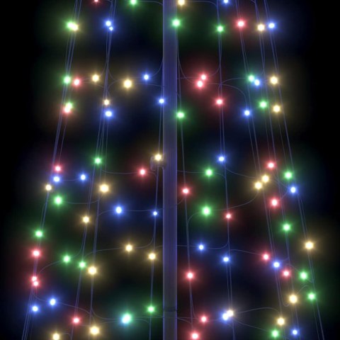 VidaXL Choinka świąteczna LED EKENAS 400 cm 800 LED Wielokolorowy Stal