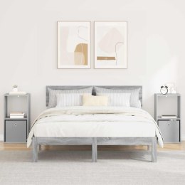 VidaXL Stolik nocny 2 szt. Szary Sonoma 35 x 32 x 68,5 cm