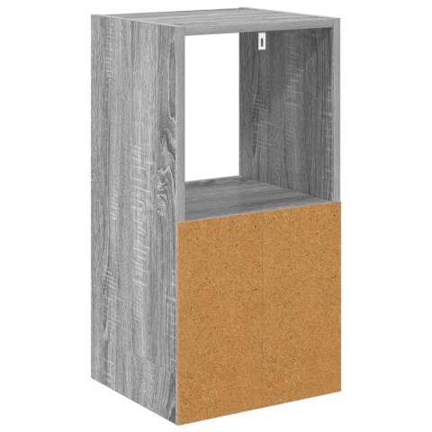 VidaXL Stolik nocny 2 szt. Szary Sonoma 35 x 32 x 68,5 cm
