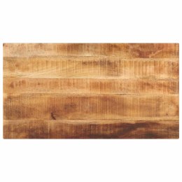 VidaXL Blat do stołu, 120x70x2,5 cm, prostokątny, surowe drewno mango