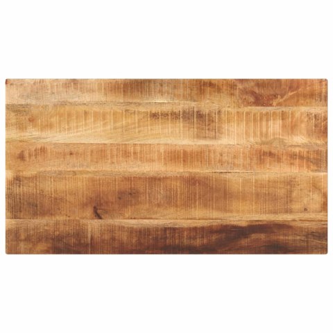 VidaXL Blat do stołu, 120x70x2,5 cm, prostokątny, surowe drewno mango