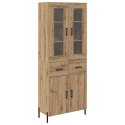 HIGHBOARD DĄB RZEMIEŚLNICZY 69,5 X 34 X 180 CM
