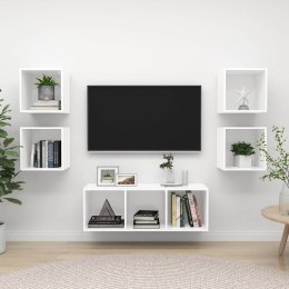 5-CZ. ZESTAW SZAFEK TV, BIAŁY, MATERIAŁ DREWNOPOCHODNY