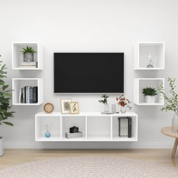 5-CZ. ZESTAW SZAFEK TV, BIAŁY, MATERIAŁ DREWNOPOCHODNY